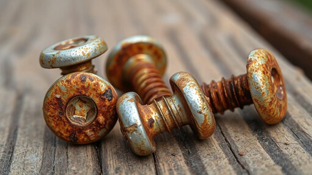 fasteners corrode with treated wood