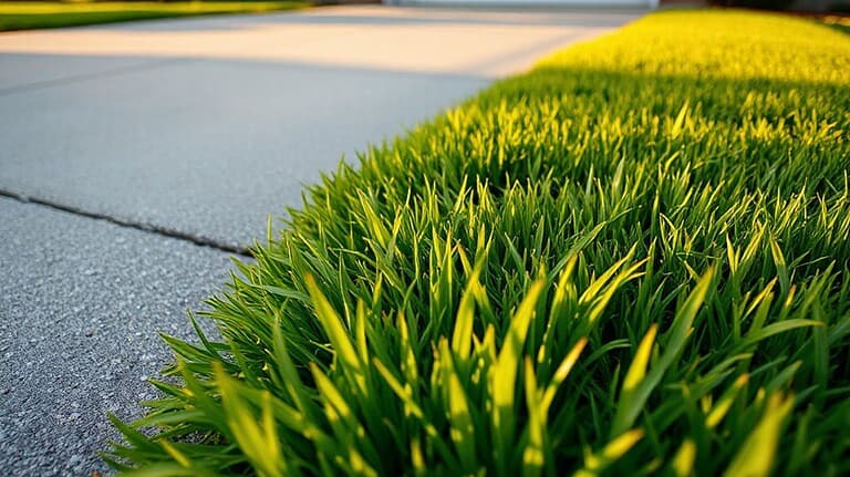 faster grass growth by concrete