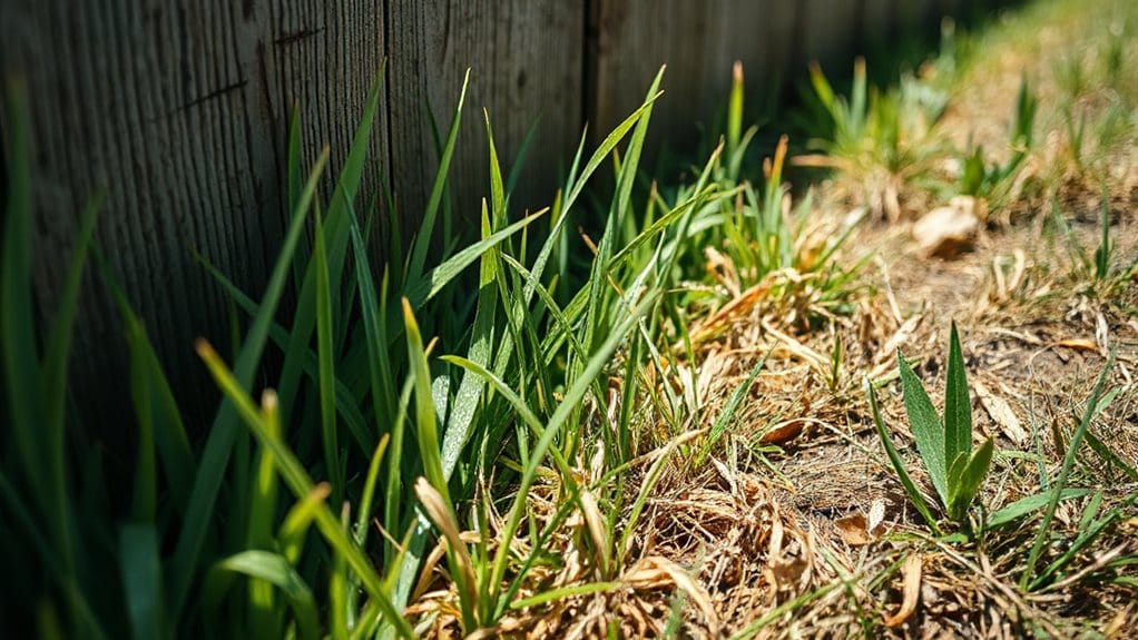 fence created shade reduces heat