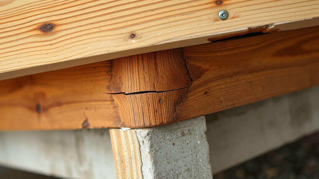 frost heaves stress deck joists