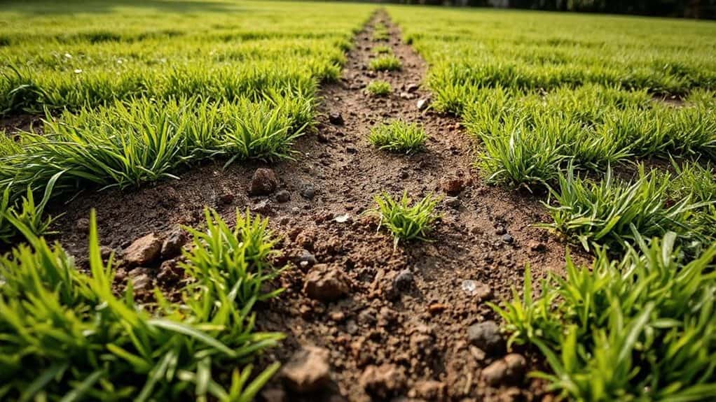 frozen footsteps crush turf