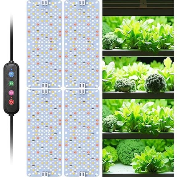 Full Spectrum 768 LED Grow Light (Pack of 4)