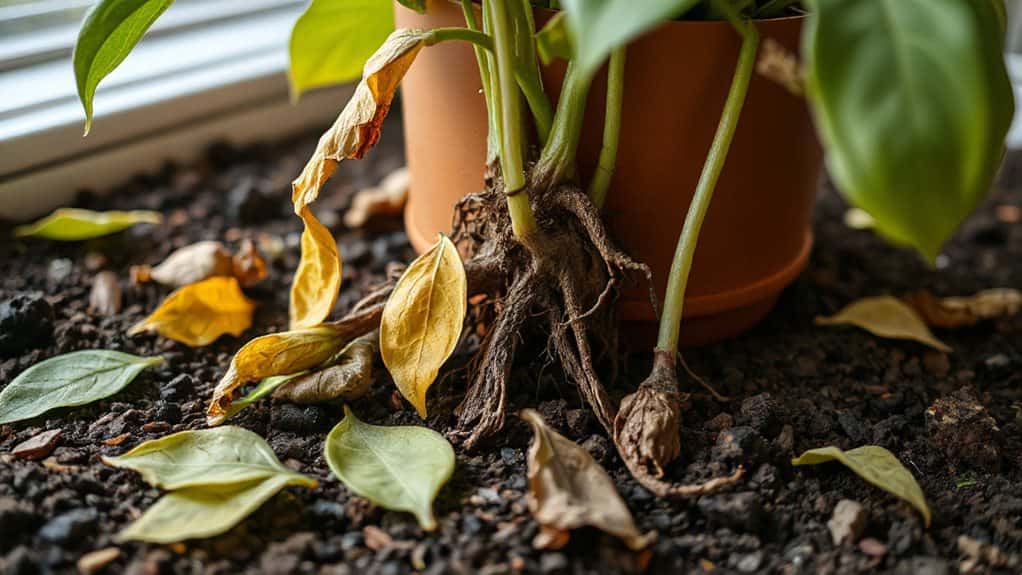 gentle repotting avoids shock