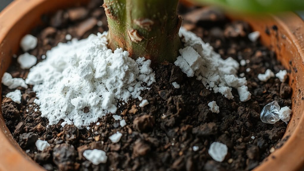 harmless saprophytic white fungus