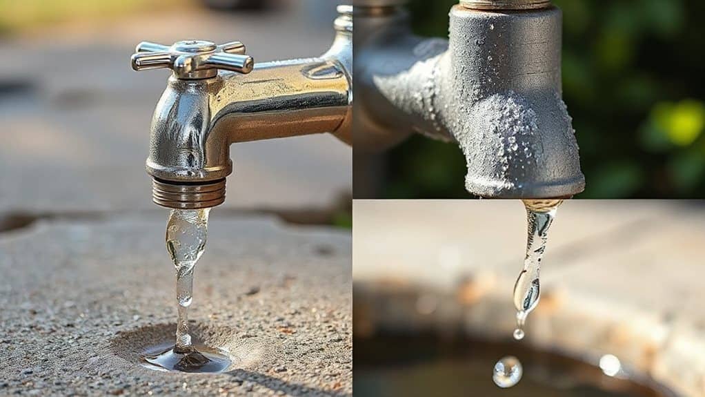 heat expansion cracks in spigot