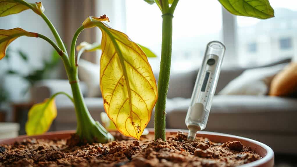 houseplant leaves curling causes