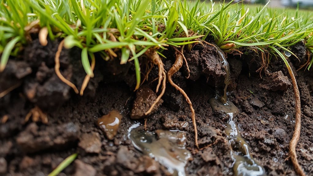 install angled edging mulch