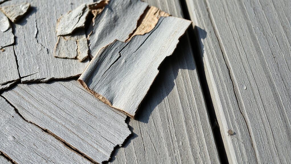 insufficient surface preparation causes peeling