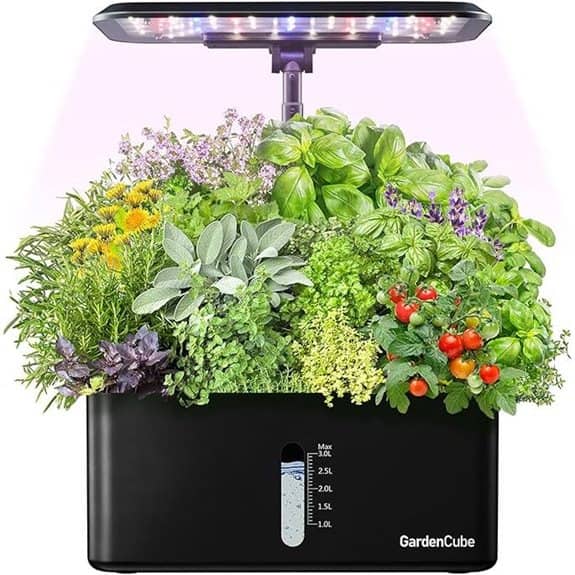 Hydroponics Indoor Garden with LED Light