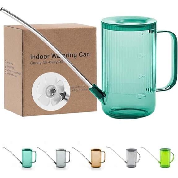 Long Spout Watering Can 33.8oz (Green)