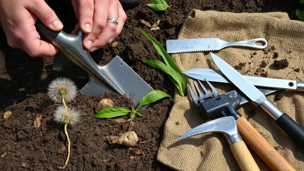 long handled forked rooter