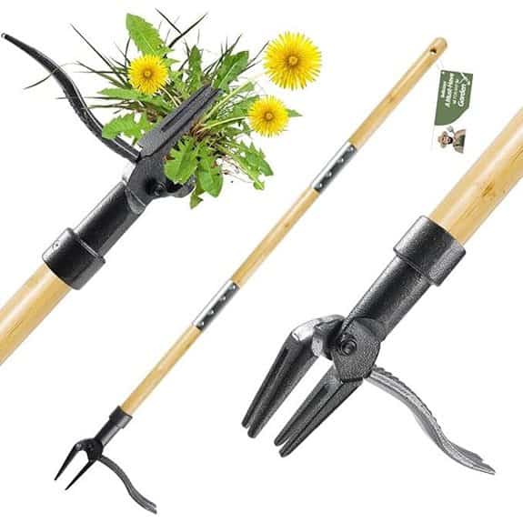 Weed Puller Tool with Long Handle