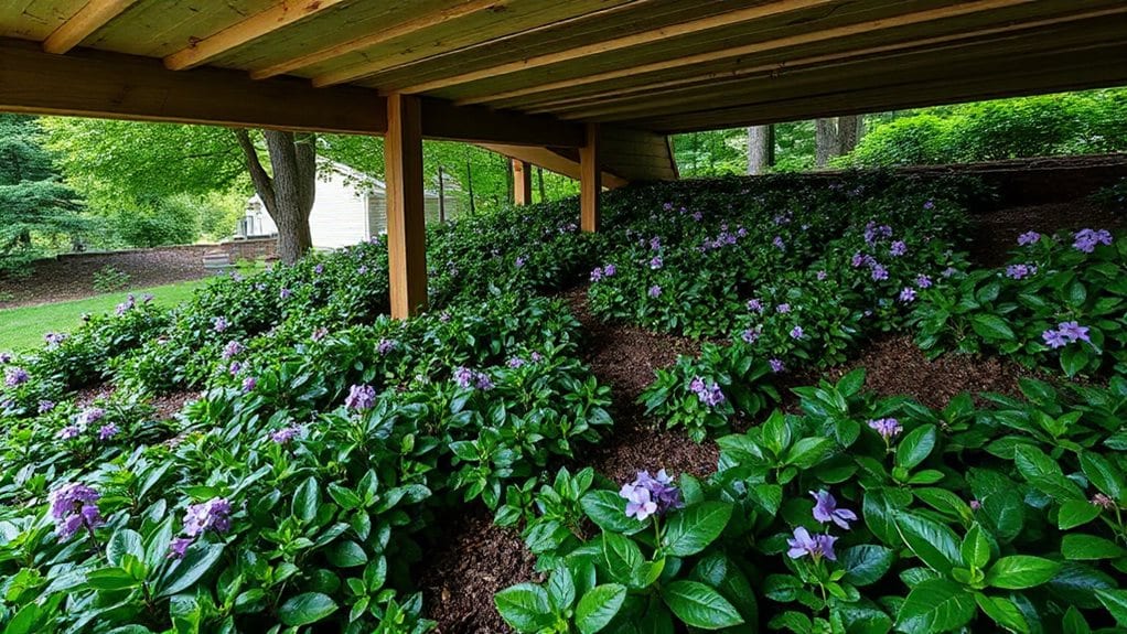 low maintenance groundcovers prevent erosion