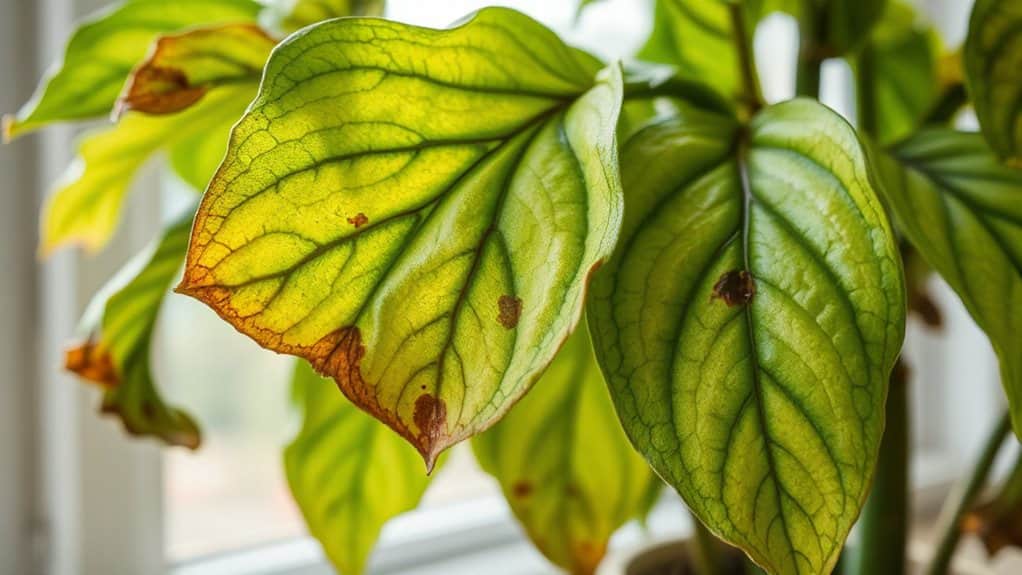 magnesium deficiency causing leaf curl