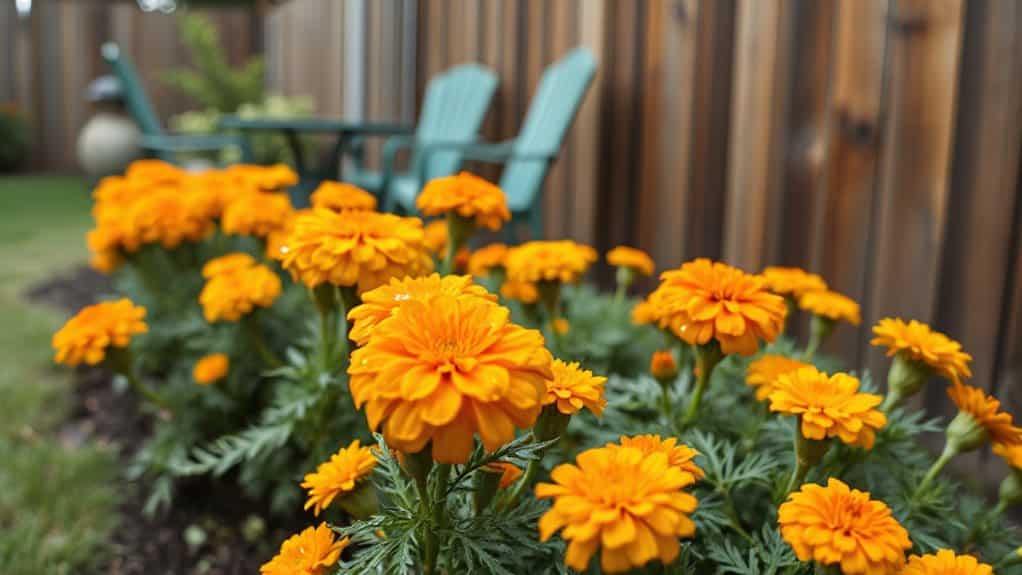 marigolds repel mosquitoes naturally
