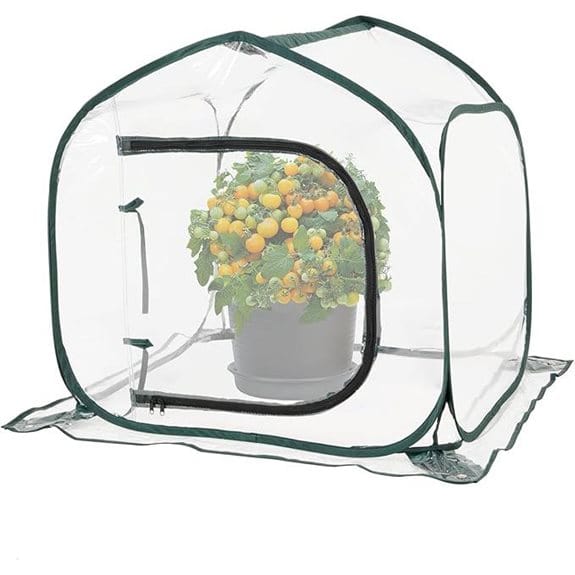 Mini Transparent Pop-Up Greenhouse for Gardens