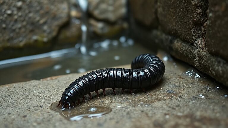 moisture seeking millipedes invade basements