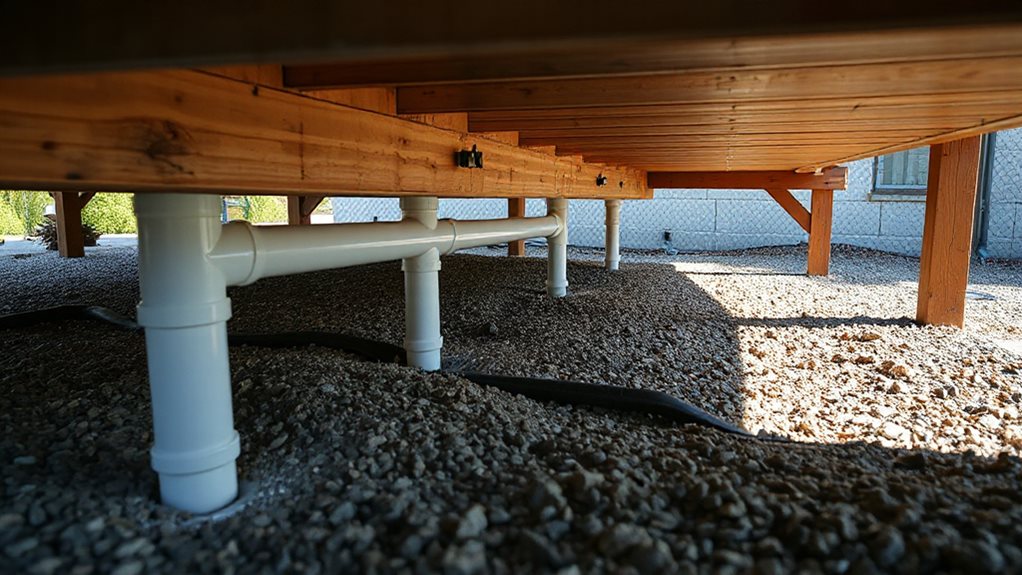 optimal subsurface deck drainage