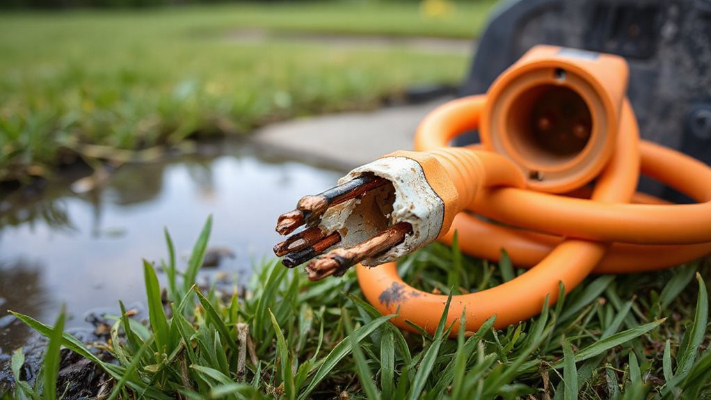 outdoor extension cords overheating