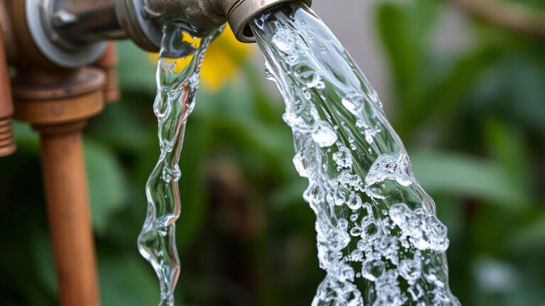 outdoor faucet pressure loss