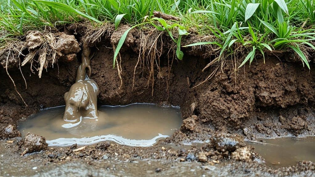 poor drainage causes erosion