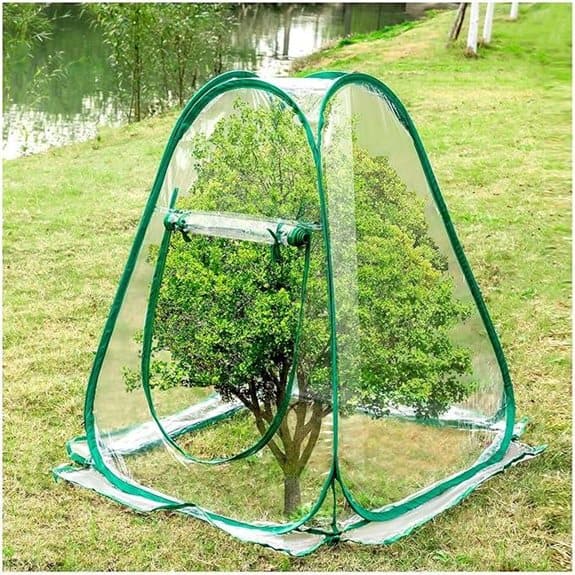 Pop Up Greenhouse Cover with Nails