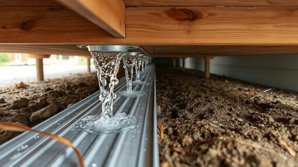 protects deck foundation belongings