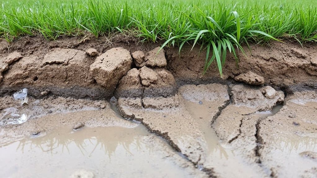 raindrops blast soil away