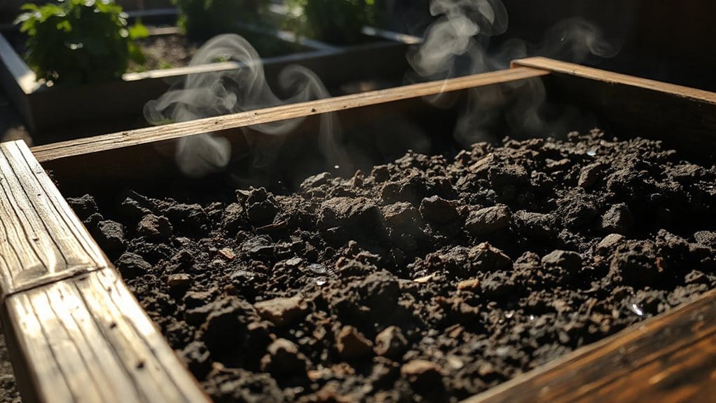 raised beds lose moisture