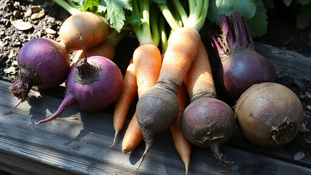 root vegetables for shade