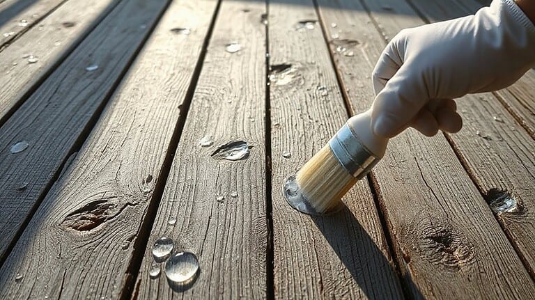 seal a weathered deck