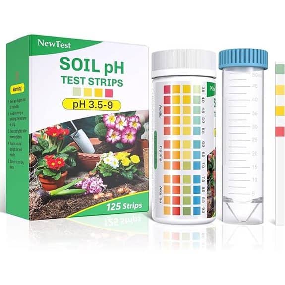 Soil pH Test Kit with 125 Strips