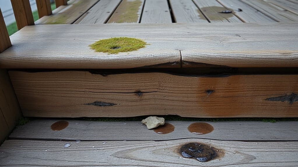 stair treads trap moisture