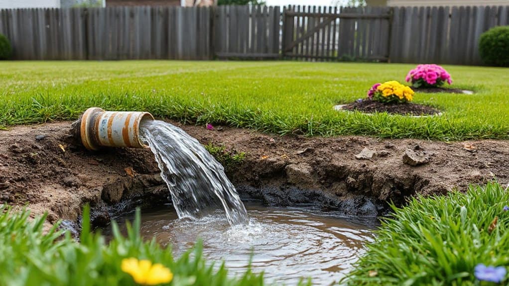 sued neighbor for water damage