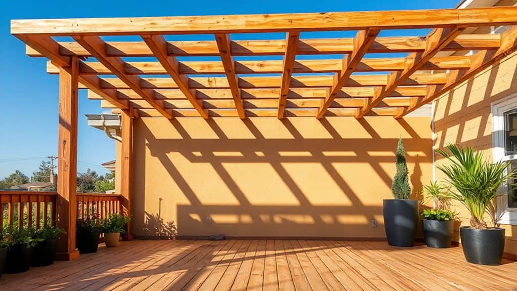 targeted pergola sun protection