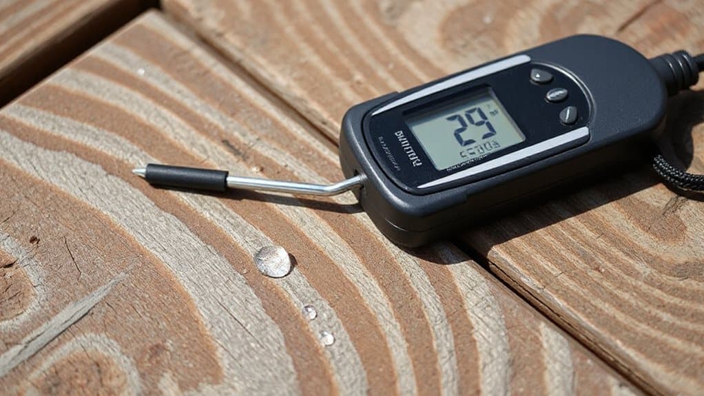 test deck moisture first