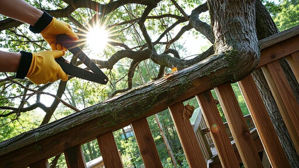 trim trees sunlight prevents mold