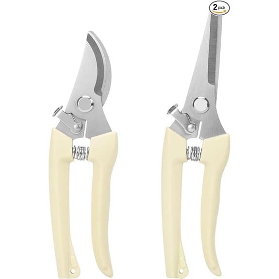 2Pcs Professional Pruning Shears for Garden