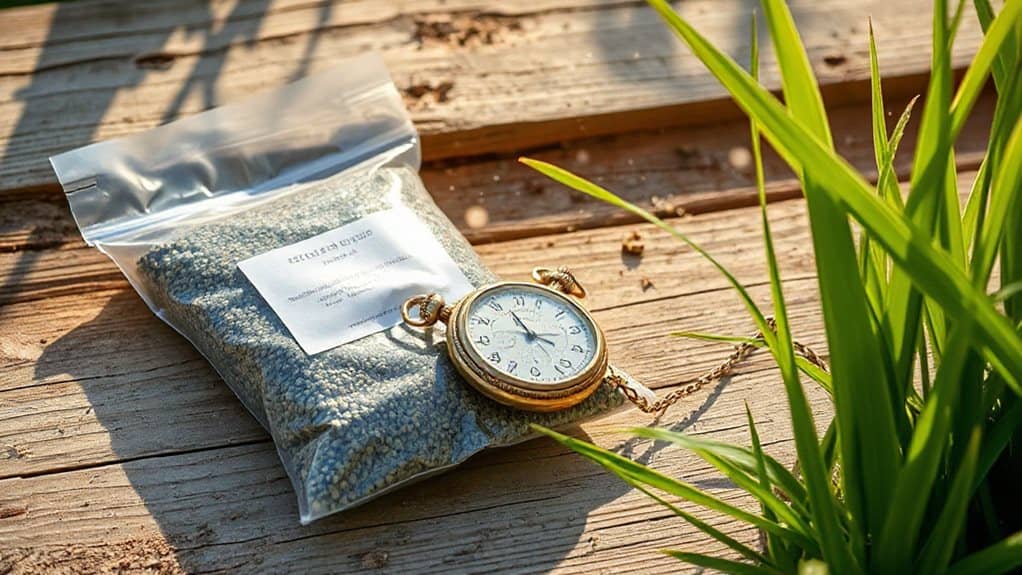 unopened grass seed viable two years
