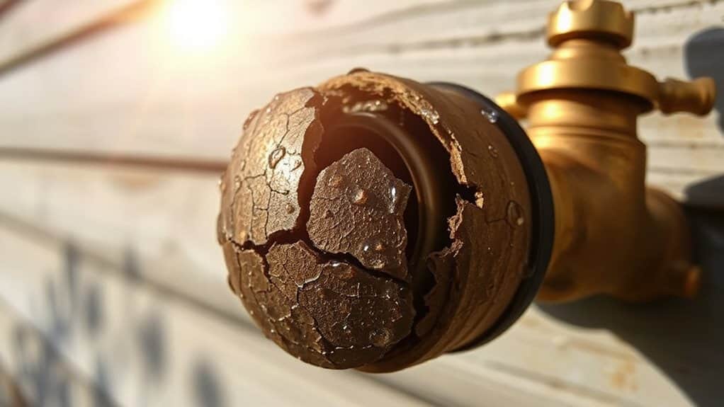 uv rays degrade faucet washers