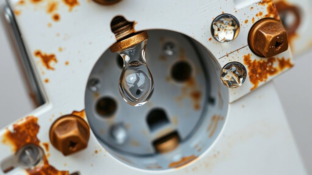 water intrusion through unsealed entries