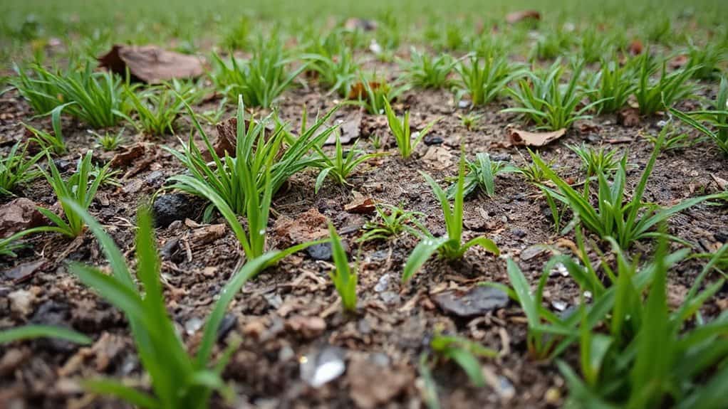 winter lawn bare spots causes