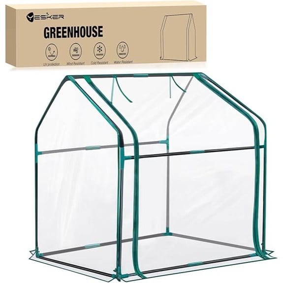 Yesker Mini Greenhouse 36 Portable PVC Kit