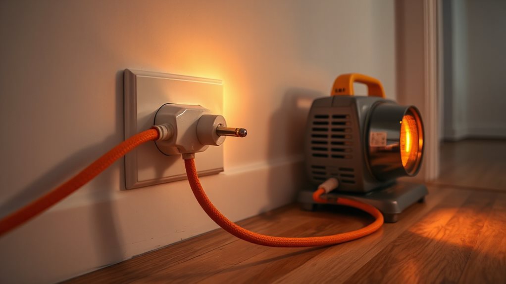 1 800 watts risks overheating cords but plug directly into wall