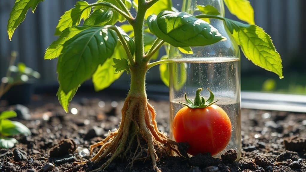 air prune bottle planter method