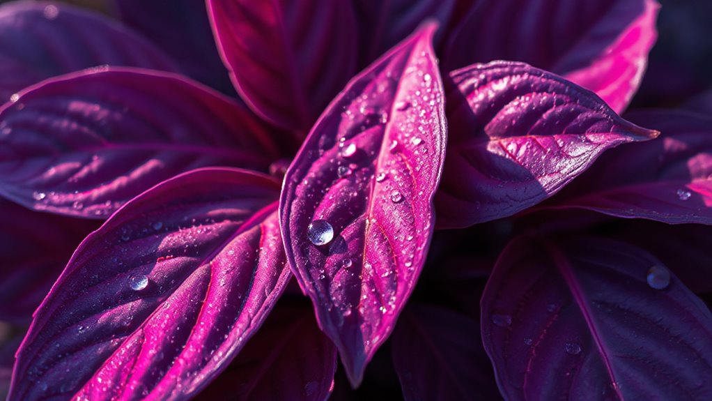 anthocyanin buildup under stress conditions