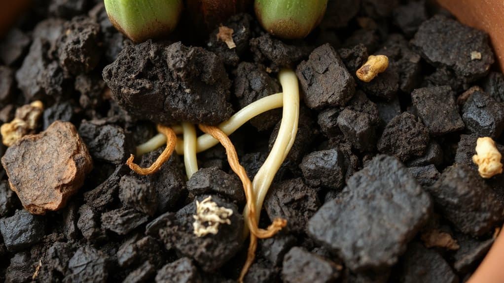 bad smelling potting soil signals root rot