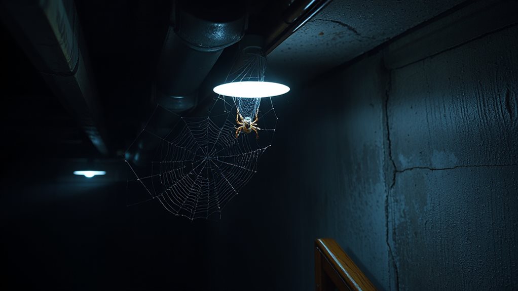 basement spiders suddenly appearing