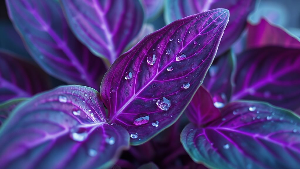 bright light boosts purple pigments