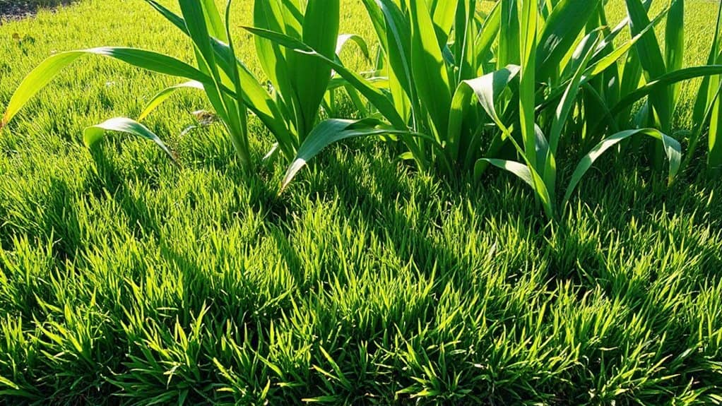 broadleaf weeds shade turfgrass growth